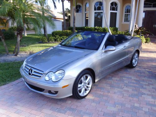 2006 mercedes benz clk 350 cabriolet *clk350*1 fl owner*38,000 miles*mint!