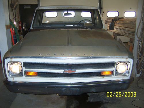 1968 chevy c-10 deluxe pickup lwb v-8 4-speed original!! classic!!