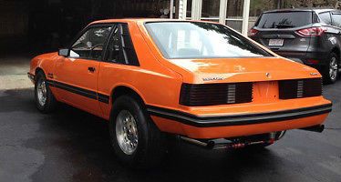 1979 Mercury Capri,  347 stroker, Tremec TKO 600, Tangerine / Black interior, US $12,500.00, image 14