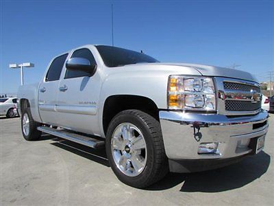 13 silverado crew cab silver california package only 14k miles new lift rims trs