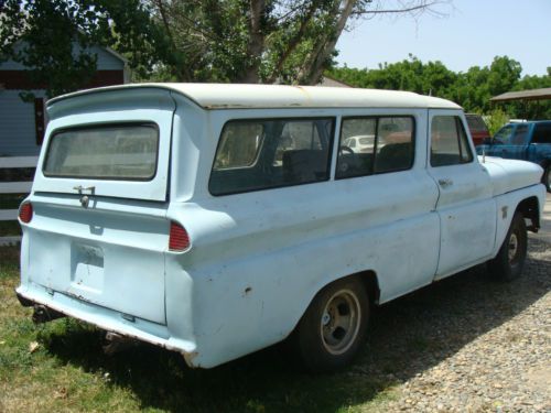 1963 chevy chevrolet c10 2 door suburban no reserve