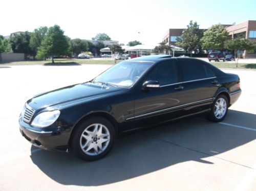 2002 mercedes benz s500 sedan strutmasters must sell carfax clean