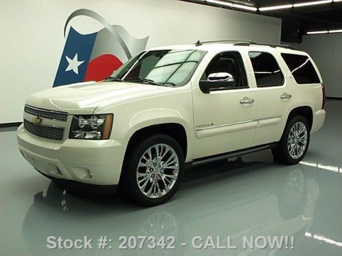 2008 chevy tahoe ltz sunroof htd leather nav dvd 22&#039;s texas direct auto