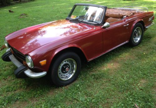1974 triumph tr6 convertible - recent find - great project - located in dc area