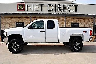 12 chevy ext 4x4 5.3 v8 7.5&#034; lift 18&#034; rims 35&#034; tires 53k extra clean texas