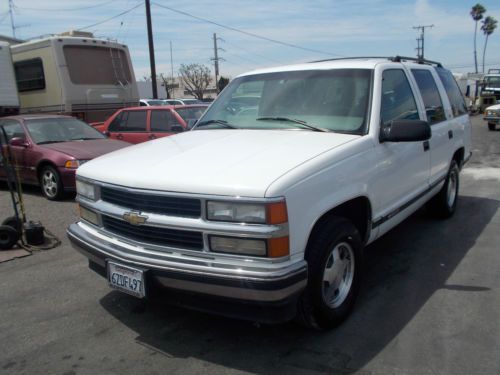 1998 chevy tahoe, no reserve