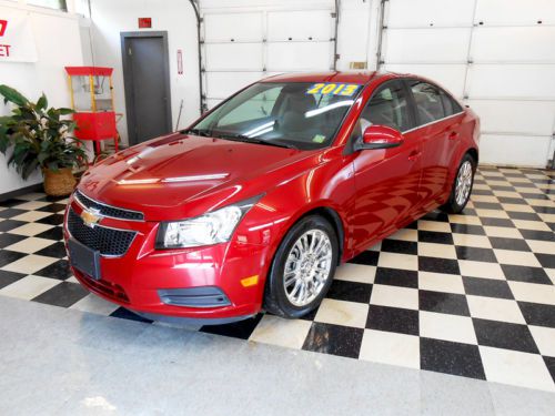2013 chevrolet cruze eco 25k turbo no reserve salvage rebuildable roof damaged
