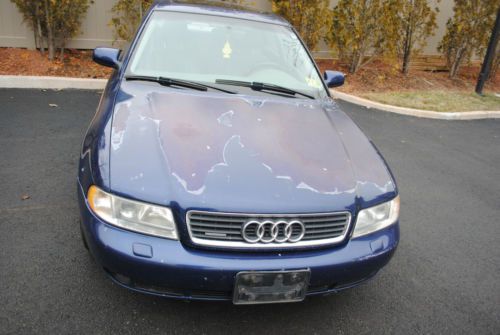 2001 audi a4 quattro sedan 4-door 1.8ltr w/ auto trans blue and grey leather nr