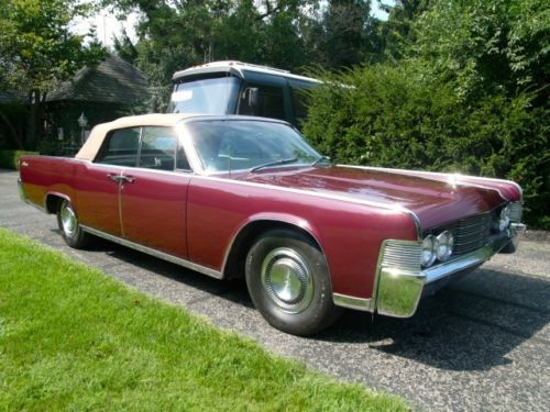 1965 lincoln continental convertible 4 door suicide one owner no rust ever nr