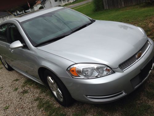2012 chevrolet impala lt siver with sunroof, bluetooth, and spoiler