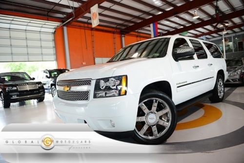 12 chevrolet suburban ltz 21k bose nav pdc rear cam dvd 3rd row 22s