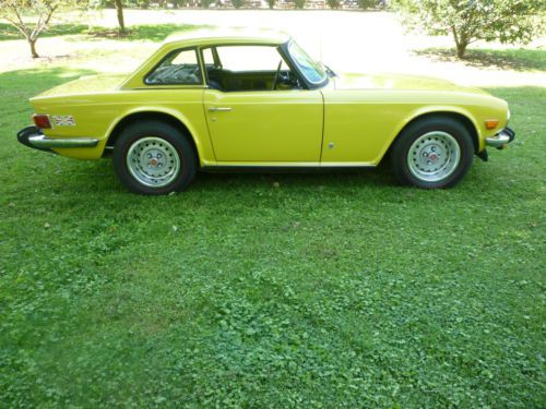 1976 triumph tr6 original paint survivor w/factory hardtop &amp; overdrive