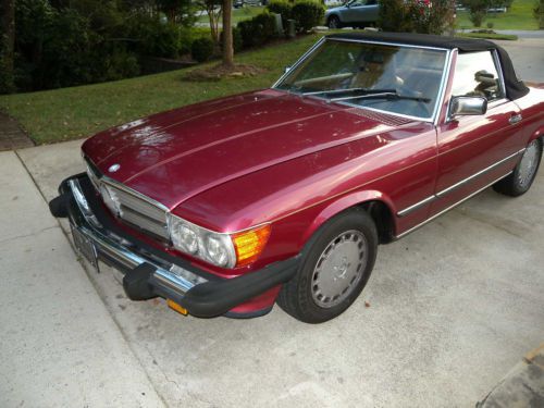 1989 benz 560 sl coupe roadstar (w/soft top and hard top)