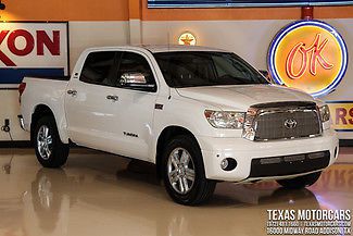 2008 toyota tundra ltd, 5.7l v8, leather, nav, dual climate control,  2.9% wac