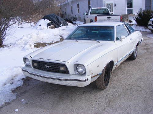 1978 ford mustang ii  66096 miles  v6 automatic transmission great project car