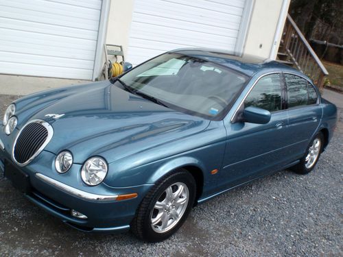 2000 jaguar s-type 4.0l v8 43k orig miles stunning color; as clean as new; rare!