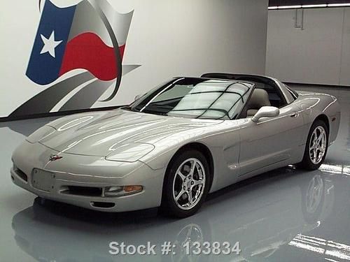 2004 chevy corvette 5.7l v8 auto leather bose hud 21k!! texas direct auto