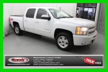 2011 chevrolet silverado 1500 ltz 4wd crewcab low miles! leather! save big!