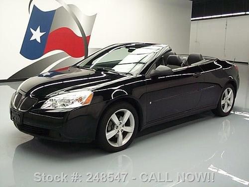 2006 pontiac g6 gt hard top convertible htd leather 58k texas direct auto