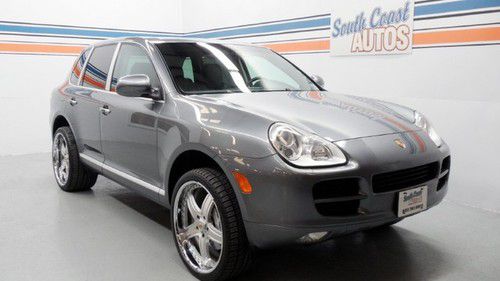 Porsche cayenne s, awd, leather, extra clean, 22 wheels loaded!!  we finance!!