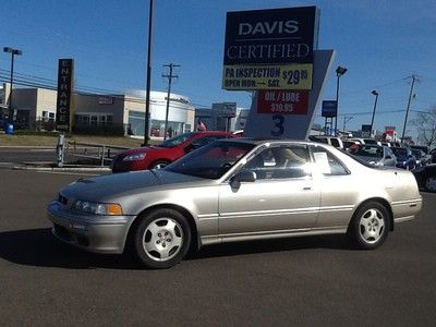 94 151501 miles acura clean carfax ls coupe 2 door auto tan leather gold rare