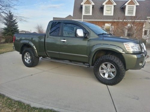 Nissan titan xe crew cab, canteen green, only 45k miles, lots of upgrades