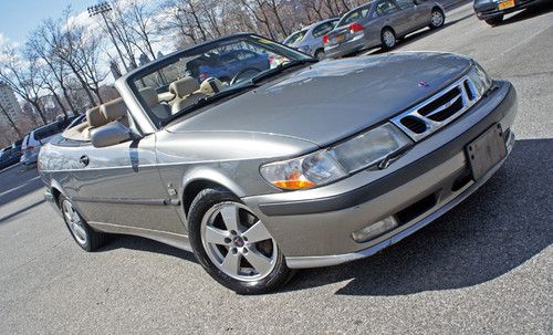 2003 saab 9-3 se turbo convertible luxury loaded leather power everything clean