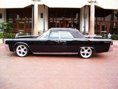 1963 lincoln continental convertible  (restored &amp; customized) 20" wheels