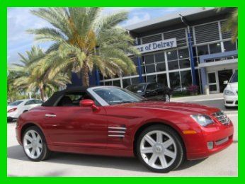 05 red 3.2l v6 convertible *power heated two tone leather seats *low miles *fl