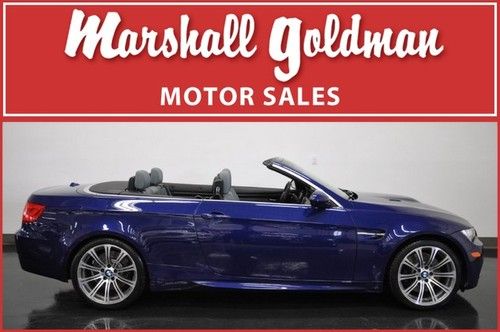 2011 bmw m3 convertible blue/grey navi 6 speed only 16000 miles