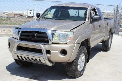 2007 toyota tacoma access cab 4wd damaged salvage runs economical export welcome