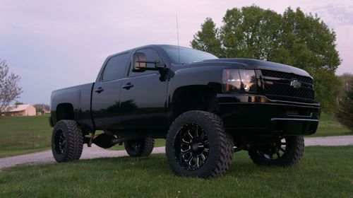 2011 chevrolet silverado 2500 hd duramax lifted blacked out