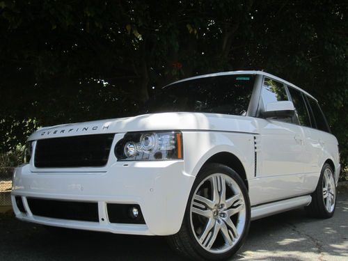 2012 land rover range rover supercharged - overfinch edition