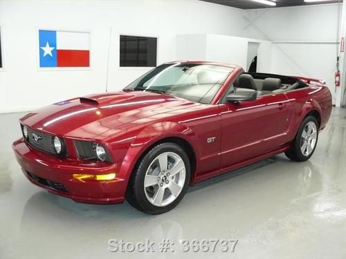 2007 ford mustang gt prem convertible 5spd leather 20k texas direct auto