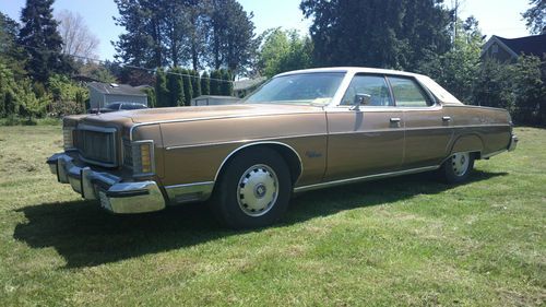 1976 mercury grand marquis 4 door gold color 460 big block 360hp original owner