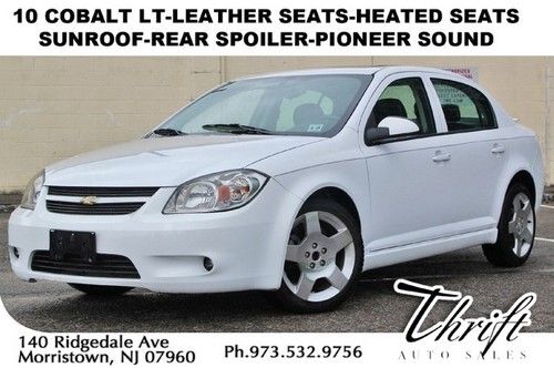 10 cobalt lt-leather seats-heated seats-sunroof-rear spoiler-pioneer sound