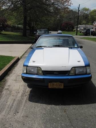 1989 ford mustang lx 5.0 hatch 5 speed blue