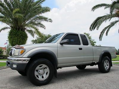 2003 toyota tacoma access cab sr5 4x4 2.7l 4cyl low miles manual low reserve no