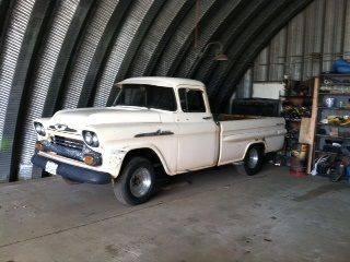 Chevy chevrolet apache truck 1958 long bed complete