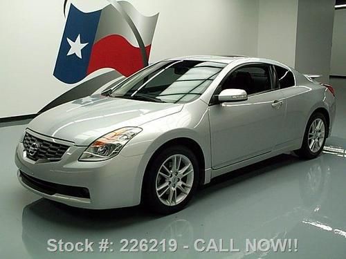 2008 nissan altima 3.5 se coupe sunroof htd leather 44k texas direct auto