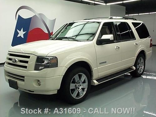 2008 ford expedition ltd sunroof dvd rear cam 20's 63k texas direct auto