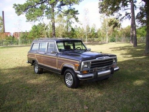 1989 jeep grand  wagoneer! absolute auction! no reserve!