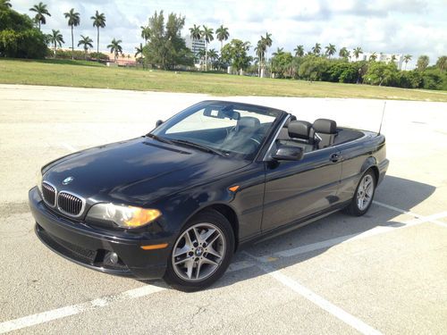 2004 bmw 325ci  convertible 2-door 2.5l black