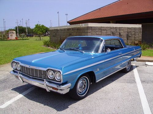 1964 chevrolet impala ss factory a/c, v-8, 4 speed, buckets and console, mint!!!