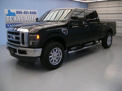 We finance!!!  2008 ford f-250 lariat 4x4 diesel leather roof nav tow texas auto