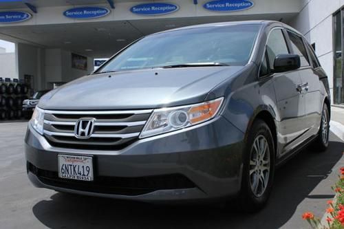 2011 odyssey ex w/ leather &amp; navigation-clean carfax- 1 owner- honda certified!