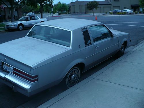 1987 buick regal  3.8l 109,000 original miles. runs &amp; drives nice  no reserv
