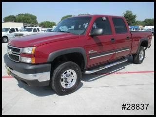 Maroon 2500 duramax diesel lt crewcab short bed pickup rhino lining we finance!