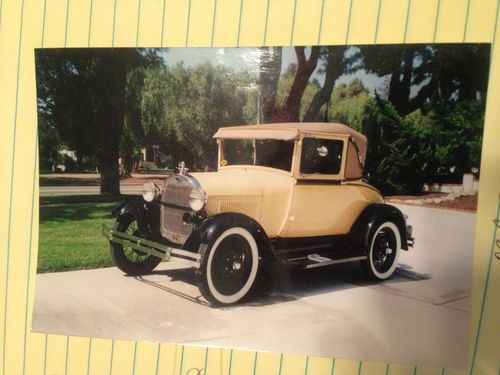 1929 model a ford   "rumble seat"