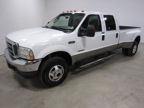 2004 ford f350 turbo diesel crew lariat 4x4  automatic long bed dually